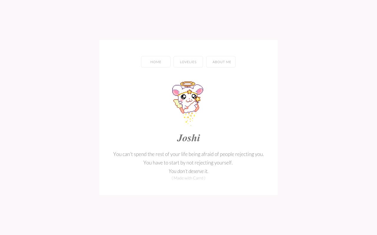 Carrd profile picture for @joshi